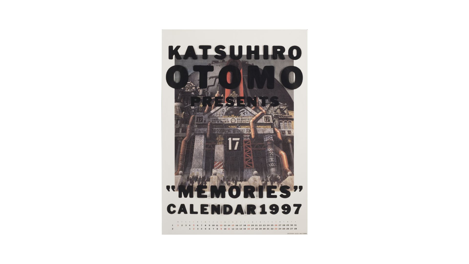 KATSUHIRO OTOMO MEMORIES CALENDAR 1997