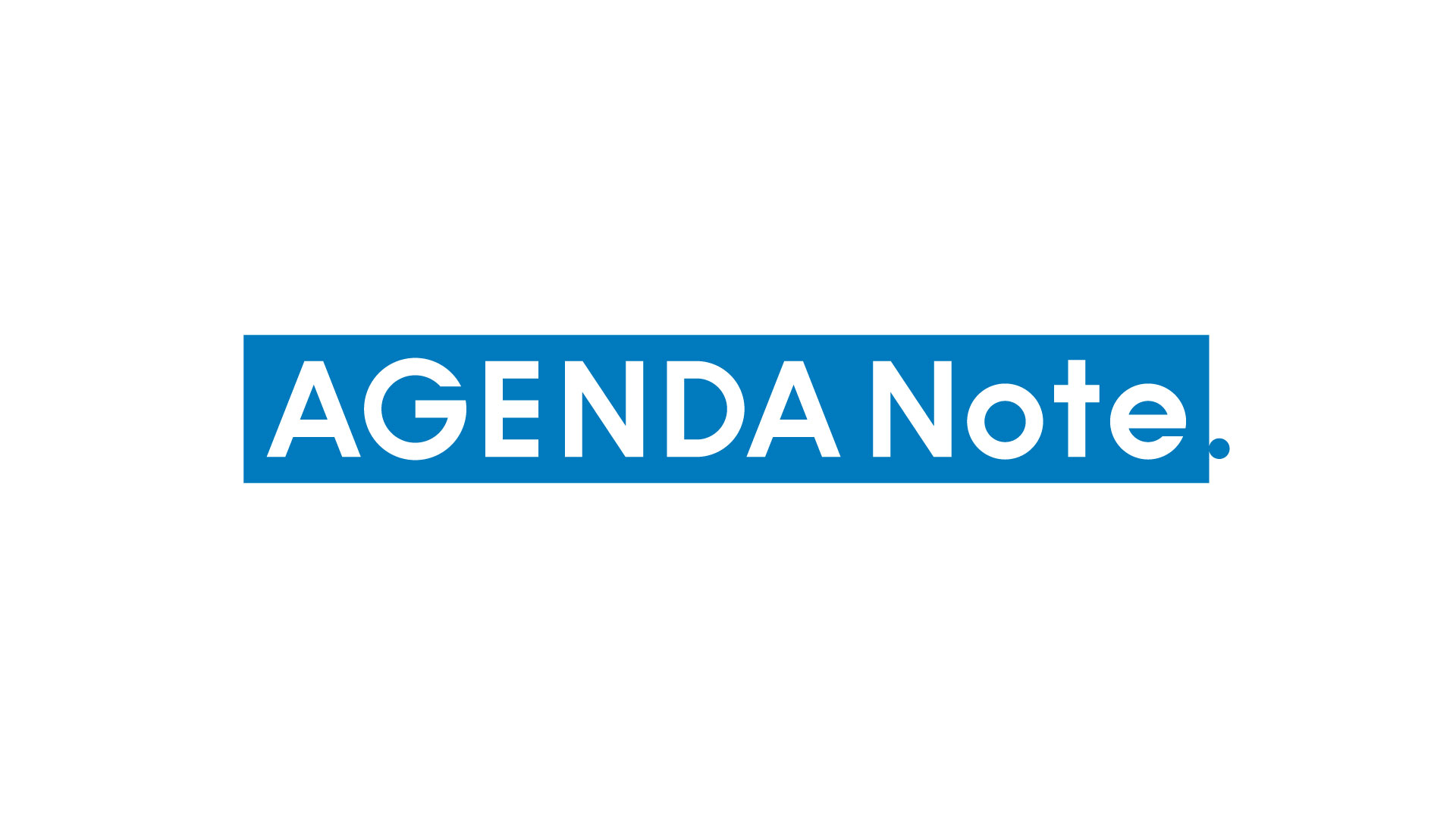 Agenda note.